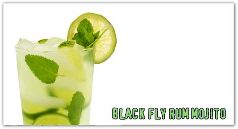 Black Fly Rum Mojito