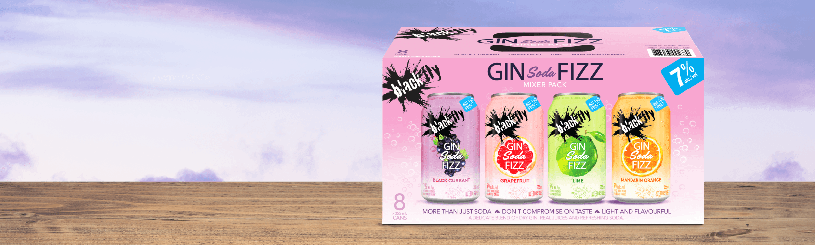 Gin Soda Fizz Mixer Pack