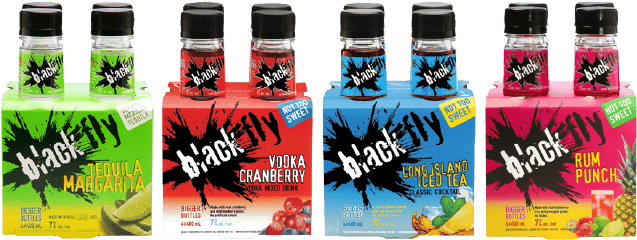 Not Too Sweet | Canadian Craft Produced Mixed Drinks | Black Fly